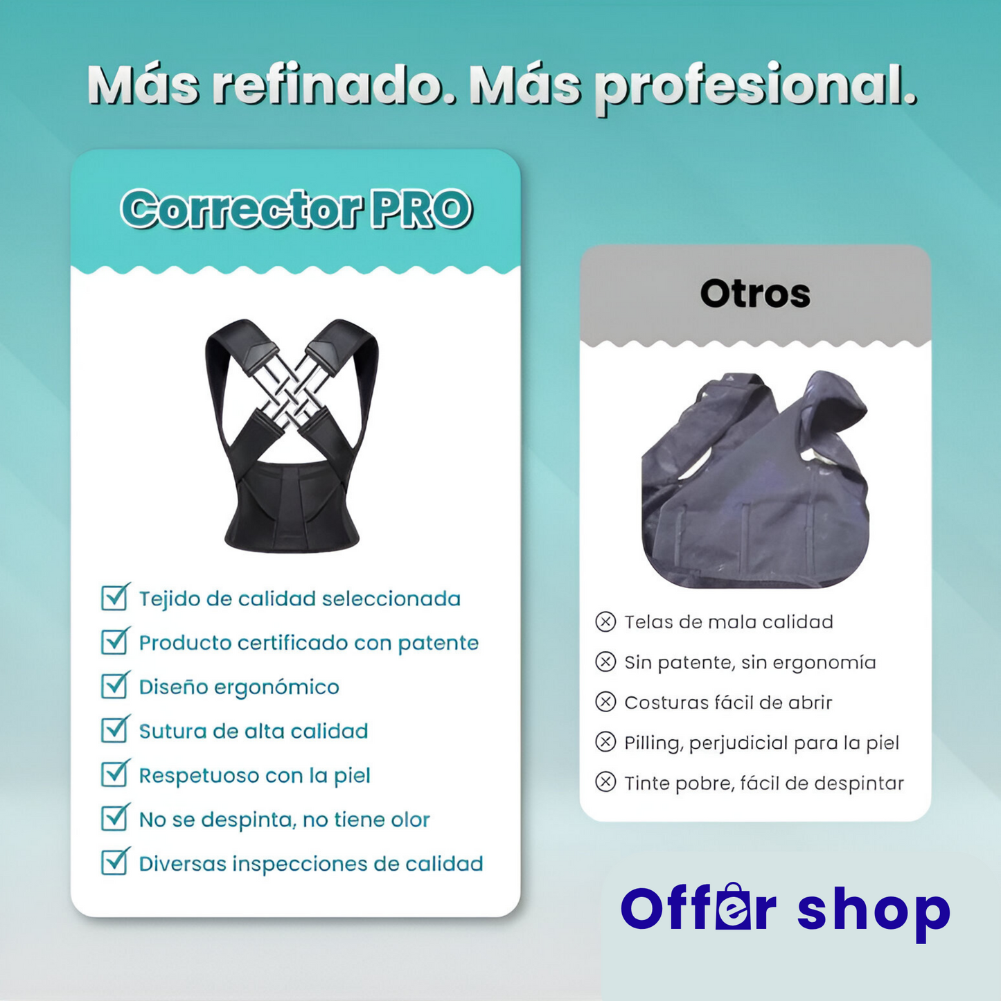 Corrector de Postura Ajustable Perfecto