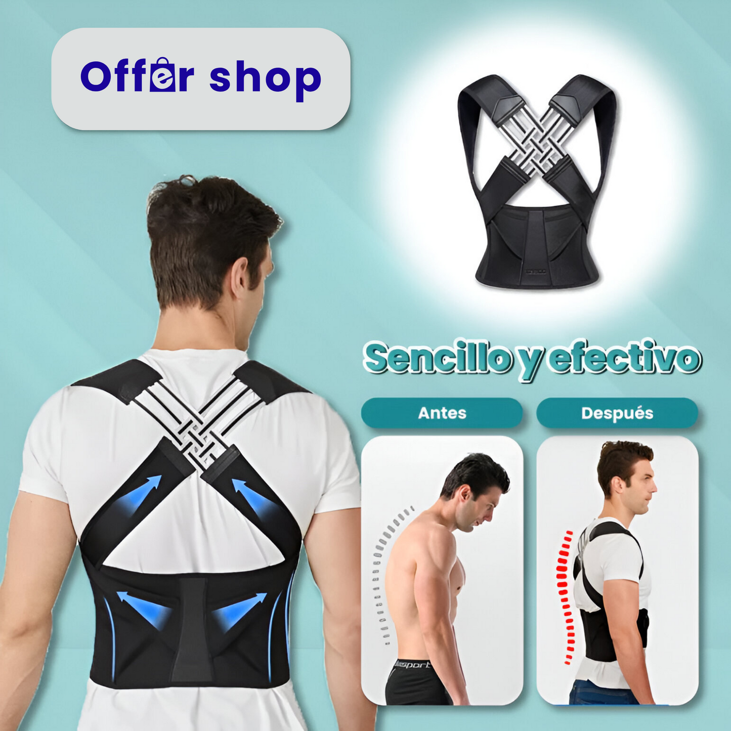 Corrector de Postura Ajustable Perfecto